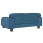 Preview: Hundebett Blau 70x45x30 cm Samt