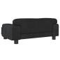 Preview: Hundebett Schwarz 70x45x30 cm Samt
