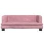 Preview: Hundebett Rosa 80x45x30 cm Samt