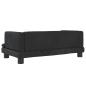 Preview: Hundebett Schwarz 80x45x30 cm Samt