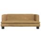 Preview: Hundebett Braun 80x45x30 cm Samt