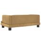 Preview: Hundebett Braun 80x45x30 cm Samt
