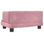 Preview: Hundebett Rosa 60x40x30 cm Samt