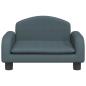 Preview: Hundebett Dunkelgrau 50x40x30 cm Stoff