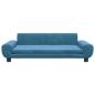 Preview: Hundebett Blau 100x54x33 cm Samt