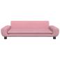 Preview: Hundebett Rosa 100x54x33 cm Samt