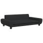 Preview: Hundebett Schwarz 100x54x33 cm Samt
