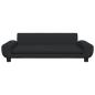 Preview: Hundebett Schwarz 100x54x33 cm Samt