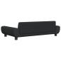 Preview: Hundebett Schwarz 100x54x33 cm Samt