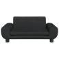 Preview: Hundebett Schwarz 70x45x33 cm Samt