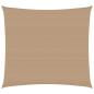 Preview: Sonnensegel 160 g/m² Taupe 4x4 m HDPE