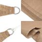Preview: Sonnensegel 160 g/m² Taupe 4,5x4,5 m HDPE