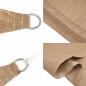 Preview: Sonnensegel 160 g/m² Taupe 2x3 m HDPE