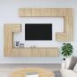 Preview: ARDEBO.de - TV-Wandschrank Sonoma-Eiche Holzwerkstoff