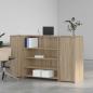 Preview: Empfangstheke Sonoma-Eiche 180x50x103,5 cm Holzwerkstoff