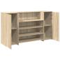 Preview: Empfangstheke Sonoma-Eiche 180x50x103,5 cm Holzwerkstoff