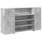 Preview: Empfangstheke Betongrau 180x50x103,5 cm Holzwerkstoff