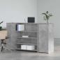 Preview: Empfangstheke Betongrau 180x50x103,5 cm Holzwerkstoff