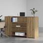 Preview: Empfangstheke Artisan-Eiche 180x50x103,5 cm Holzwerkstoff