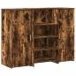 Preview: Empfangstheke Räuchereiche 135x50x103,5 cm Holzwerkstoff