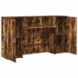 Preview: Empfangstheke Räuchereiche 180x50x103,5 cm Holzwerkstoff