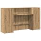 Preview: Empfangstheke Artisan-Eiche 180x50x103,5 cm Holzwerkstoff
