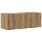 Preview: 7-tlg. TV-Schrank-Set Wandmontage Artisan-Eiche Holzwerkstoff