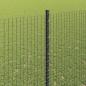 Preview: Geschweißter Drahtzaun mit Pfosten 25 x 1,5 m Verzinkter Stahl