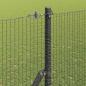 Preview: Geschweißter Drahtzaun, bodenverankert 25 x 1,5 m Grau Netz