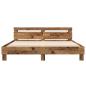 Preview: Bettrahmen Altholz 203 x 185 x 70 cm Holzwerkstoff
