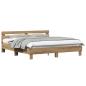 Preview: Bettrahmen Artisan-Eiche 203 x 185 x 70 cm Holzwerkstoff