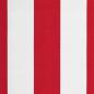 Preview: Markisenvolant Rot und Weiß Gestreift 400 cm