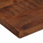 Preview: Tischplatte 120x70x2,5 cm Rechteckig Altholz Massiv