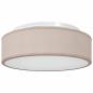 Preview: Deckenlampe mit Strahlern Taupe 38 x 38 x 13,5 cm Stoff