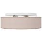 Preview: Deckenlampe mit Strahlern Taupe 38 x 38 x 13,5 cm Stoff