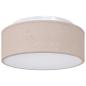 Preview: Deckenlampe mit Strahlern Taupe 30 x 30 x 13,5 cm Stoff