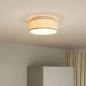 Preview: Deckenlampe mit Strahlern Taupe 30 x 30 x 13,5 cm Stoff