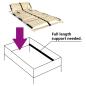 Preview: Bett-Lattenrost Braun 70 x 190 cm Massivholz Buche