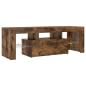 Preview: TV-Schrank mit LED-Leuchten Räuchereiche 120x35x40 cm