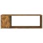 Preview: TV-Schrank Räuchereiche 100x24x32 cm Holzwerkstoff