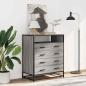 Preview: Schubladenschrank Grau Sonoma 70x41x83,5 cm Holzwerkstoff