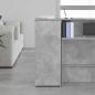 Preview: Lagerschrank Betongrau 40x45x103,5 cm Holzwerkstoff