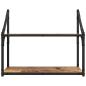 Preview: Wandregal Wandhalterung Altholz 60 x 21 x 51 cm Holzwerkstoff
