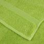 Preview: Gästetuch SOLUND 2 pcs Grün 15 x 21 cm 550 gsm