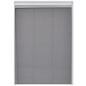 Preview: Plisse Insektenschutzfenster mit Jalousie Aluminium 160×80 cm