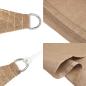 Preview: Sonnensegel 160 g/m² Taupe 3x3 m HDPE
