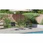 Preview: Garten Essgruppe 3 Stk. Braun und Schwarz
