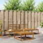 Preview: ARDEBO.de - Outdoor-Sofagarnitur Massivholz Akazie Natur