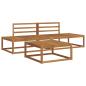 Preview: Outdoor-Sofagarnitur Massivholz Akazie Natur