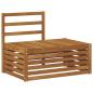 Preview: Outdoor-Sofagarnitur 2 Stück Natur 182,5 x 63 x 73 cm